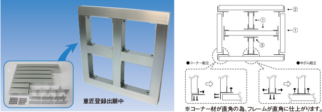 制作カンタン！直角カットし止めるだけ！バリューフレーム50