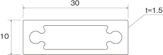 10×30角フレーム材